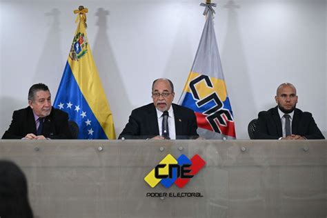 Renuncian presidente y varios directivos del Consejo Nacional Electoral en Venezuela